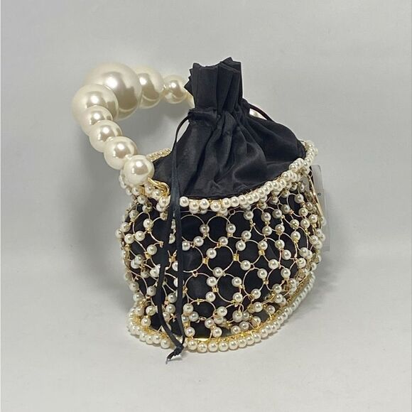 Rosantica Holli Siviglia Faux Pearl-Embellished Top Handle Bag - Picture 6 of 12